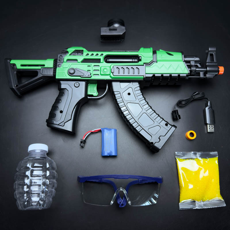 AKM-Gel-Blaster-green-accessories