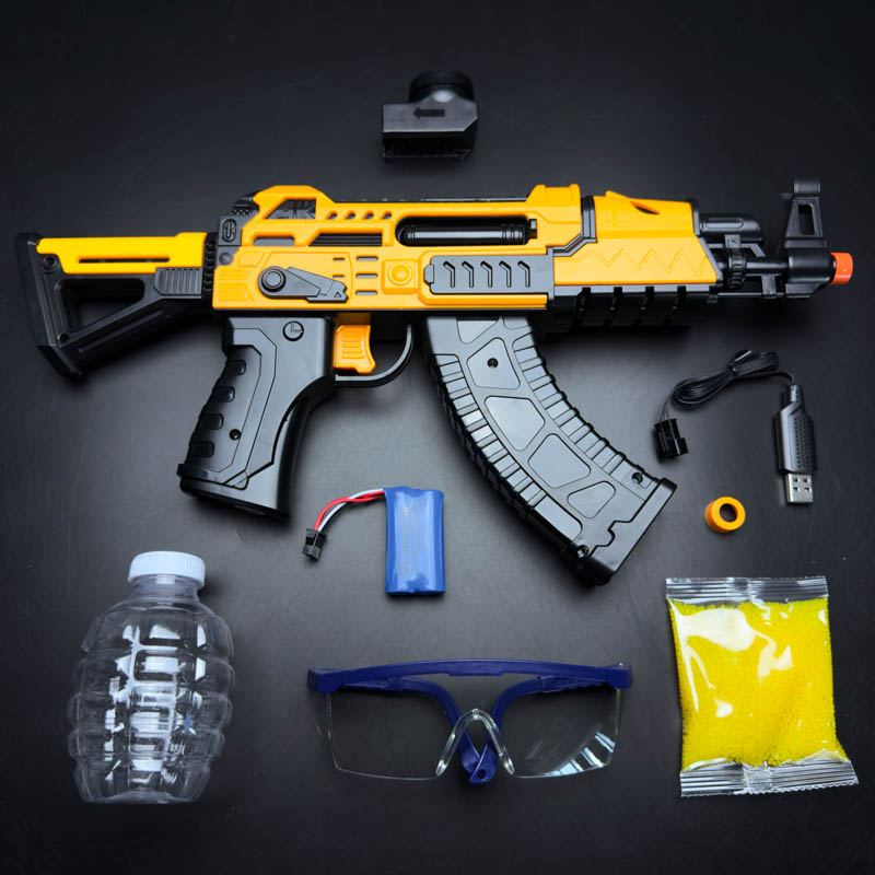 AKM-Gel-Blaster-yellow-accessories