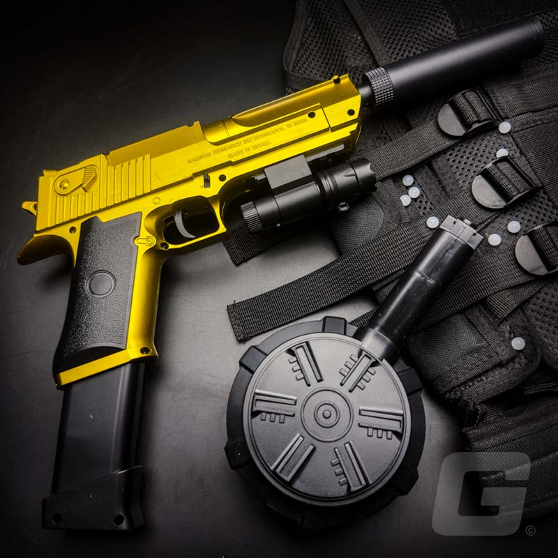 Desert Eagle Gel Blaster gold